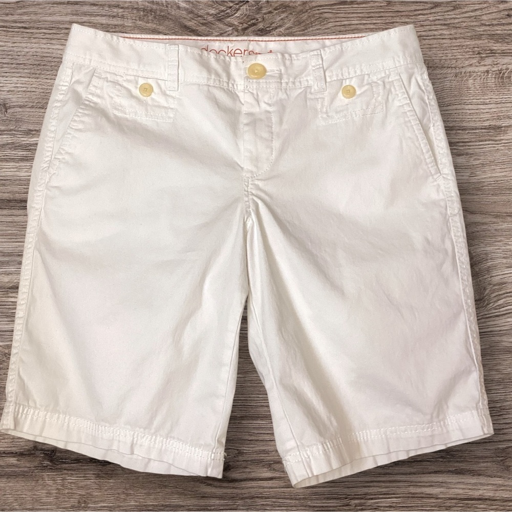 Dockers White Women’s Bermuda Shorts